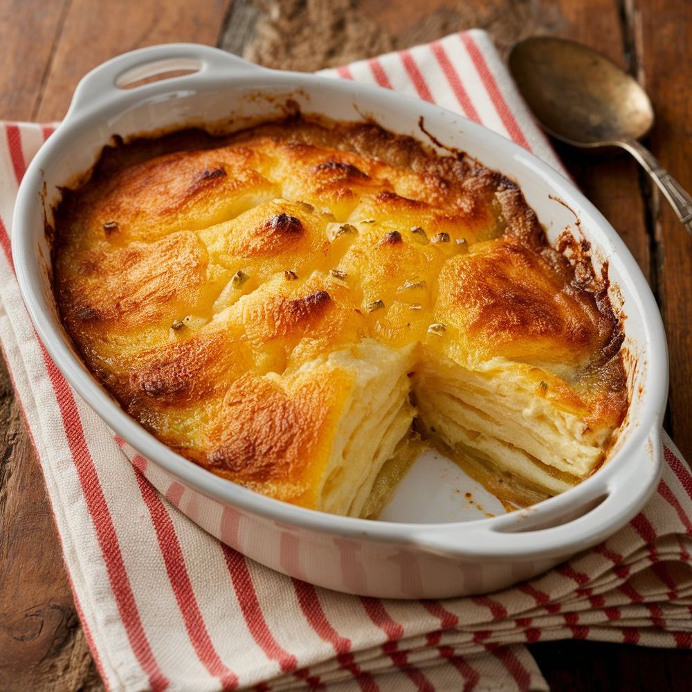 a delectable mouth-watering gratin dauphinois