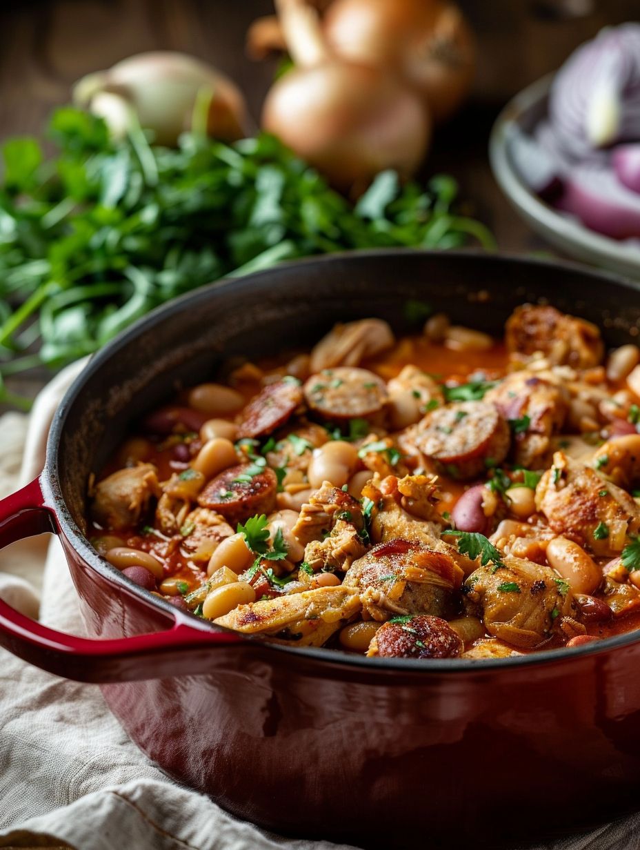 French chicken recipes Chicken Cassoulet rustic meals