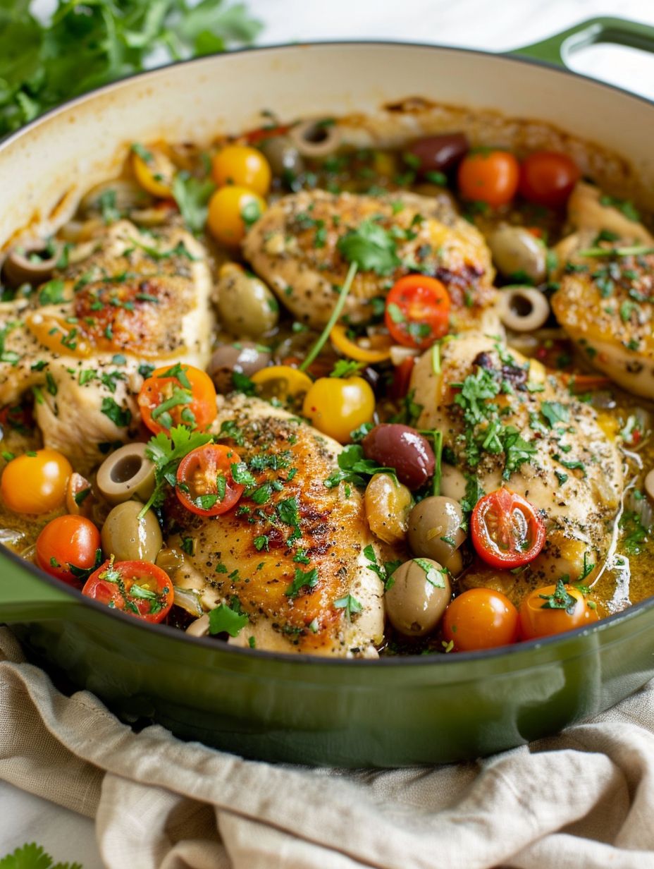 French chicken recipes Chicken Provencal dish