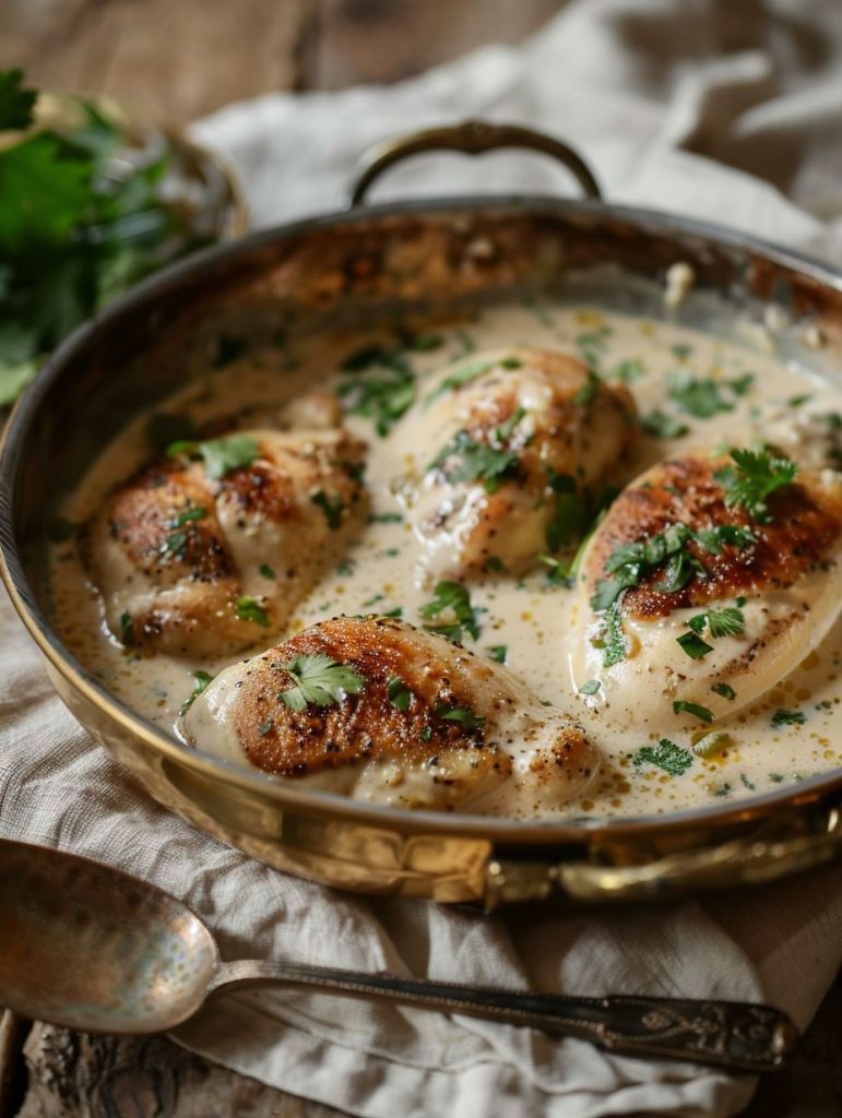 French chicken recipes French chicken recipes Chicken with Crème Fraîche