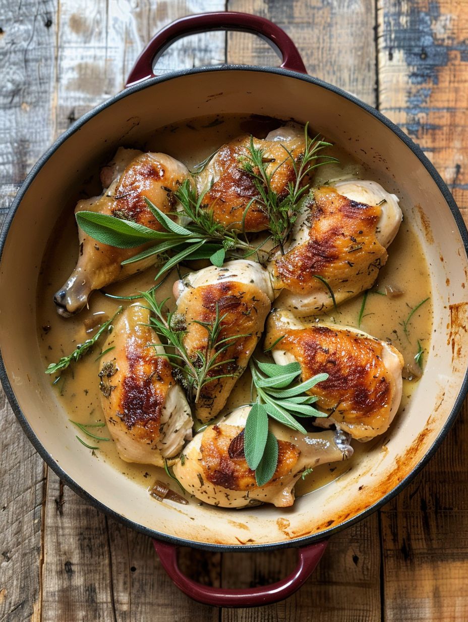 French chicken recipes Tarragon Chicken rustic cooking