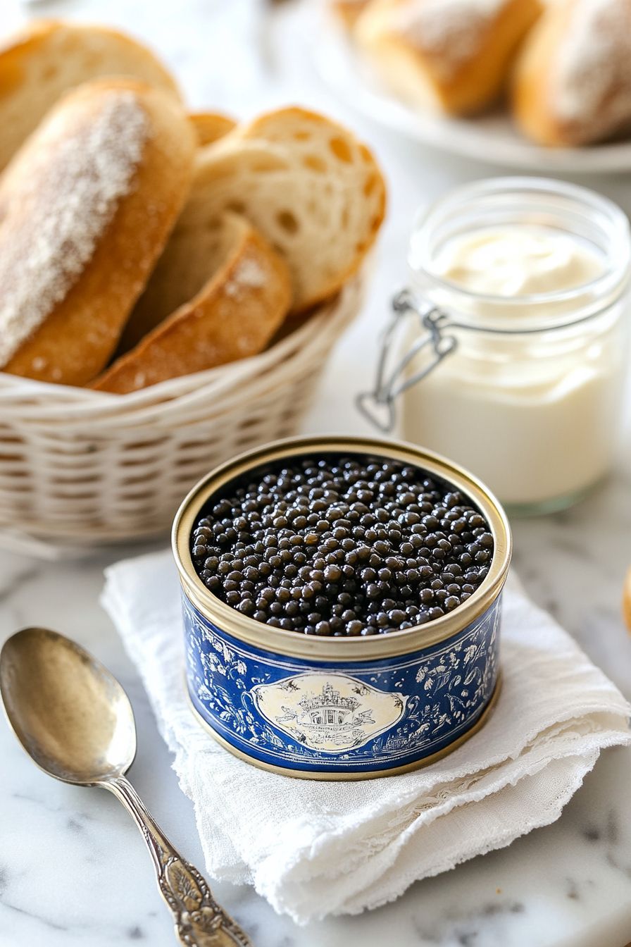 French Delicacies Petrossian Caviar