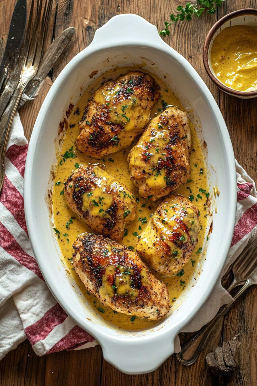 French Delicacies mustard chicken