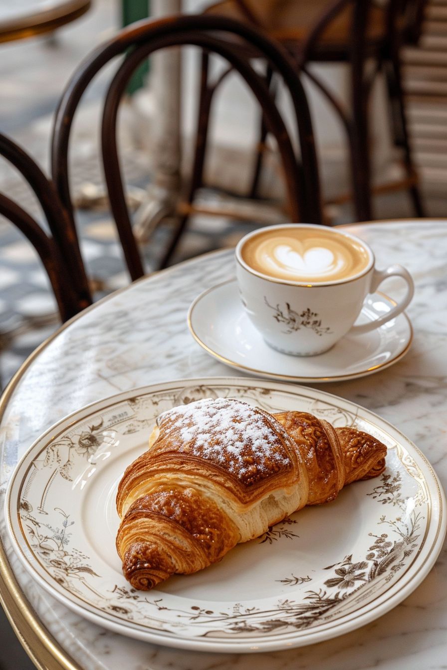 French breakfast recipes Almond croissant