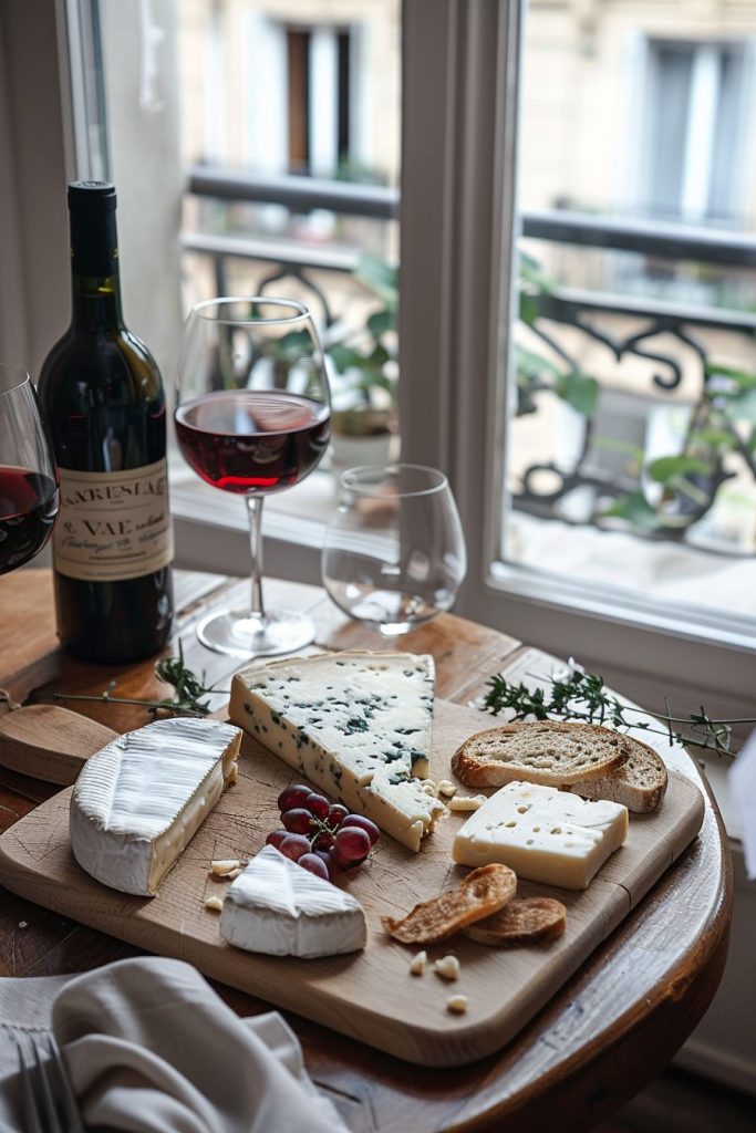 Cook, Serve, and Eat Cheese like the French in parisian apartment