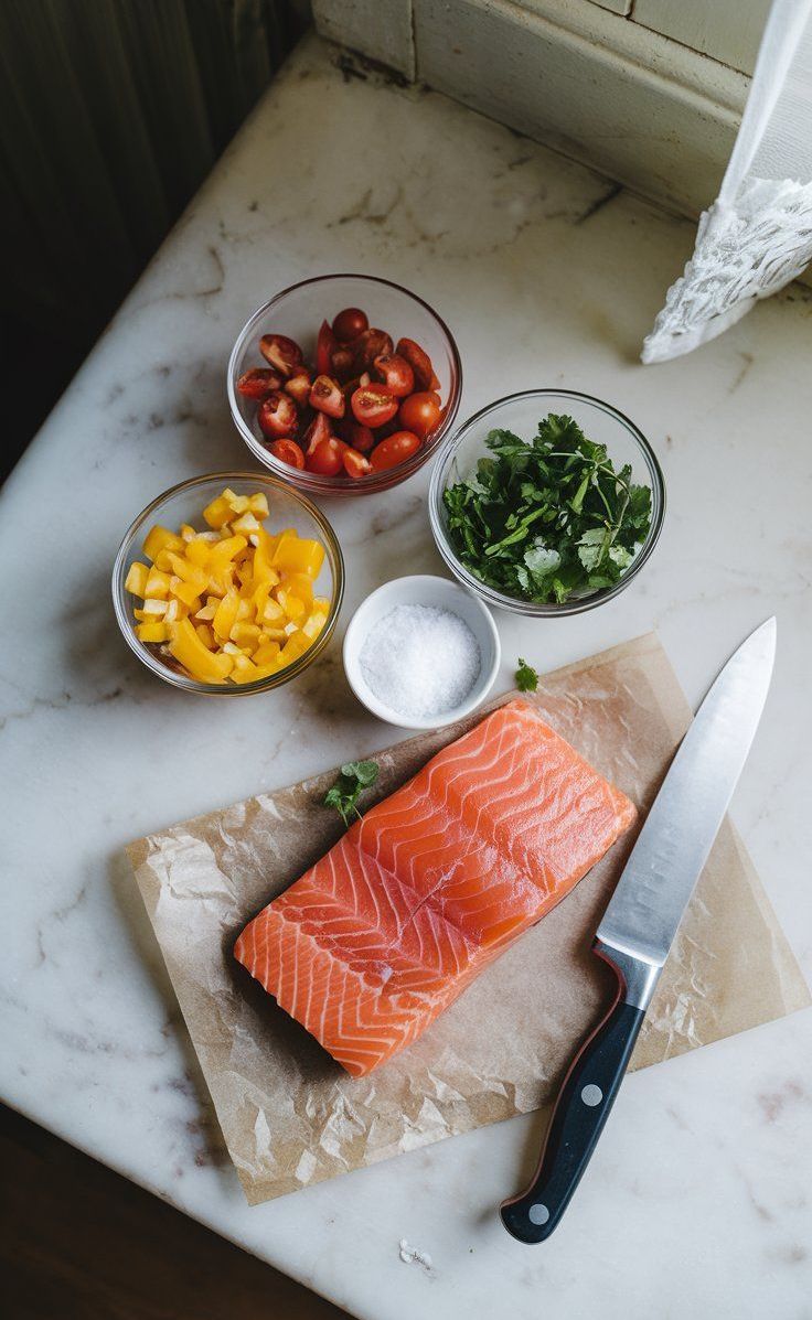 Mise en place French cooking